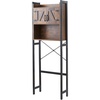image:imageYak About It Dorm Hutch  Over the Fridge Organizer  WhiteDark Wood Walnut