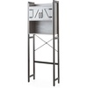 image:imageYak About It Dorm Hutch  Over the Fridge Organizer  WhiteGray Walnut