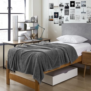 image:imageBlanketry  Coma Inducer Light  Twin XL Blanket  BlackSteel Gray