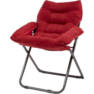 image:imageCollege Club Dorm Chair  Plush amp Extra Tall  Crimson