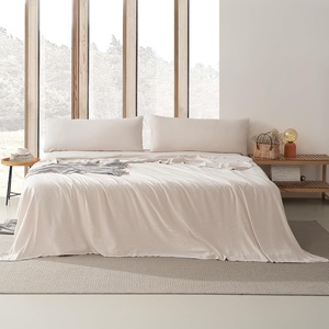 image:imageDark Sky Reserve  Bamlin Twin XL Sheet Set  Portugal Made  Creamy Beige  Experience Coma Worthy Sleep with High Quality BeddingKing