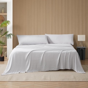 image:imageDark Sky Reserve  Bamlin Twin XL Sheet Set  Portugal Made  Glacier Gray  Experience Coma Worthy Sleep with High Quality BeddingKing