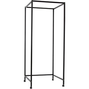 image:imageDont Look At Me  Portable Changing Room Divider  Black Frame with Casters