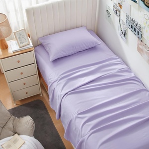 image:imageDorm Haul Comfy College Sheets  Twin XL Bedding Set  Antarctica GrayOrchid Petal
