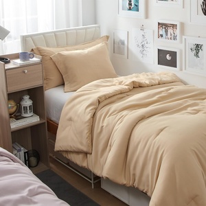 image:imageDorm Haul Cozy College Comforter Set  Twin XL Bedding  Antarctica GrayMarzipan