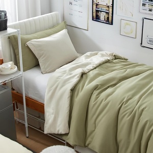 image:imageDorm Haul Cozy Twin XL Bedding College Comforter Set Jet StreamOat Milk  Essential Dorm Supplies for College Freshmen NecessitiesElmOat Milk