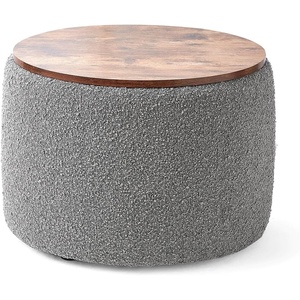 image:imageDormCo 2East  Storage Table Ottoman  GrayWhiteGray  White