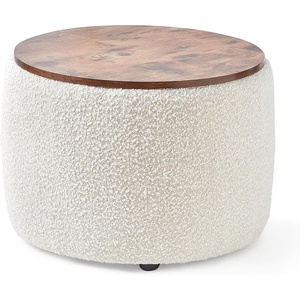 image:imageDormCo 2East  Storage Table Ottoman  GrayWhiteOff White