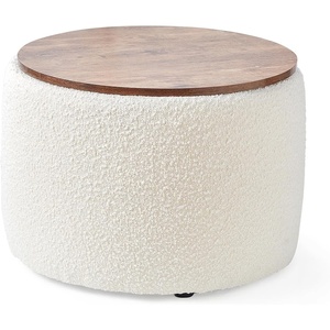 image:imageDormCo 2East  Storage Table Ottoman  GrayWhitePure White