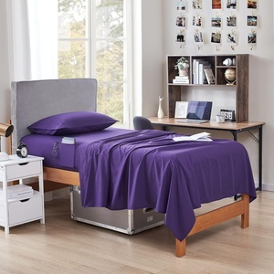 image:imageDormCo Bedside Pocket Twin XL Sheet Set  Supersoft Purple Reign
