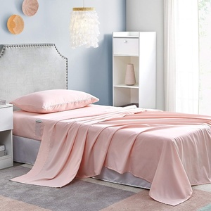 image:imageDormCo Bedside Pocket Twin XL Sheet Set  Supersoft Rose Quartz