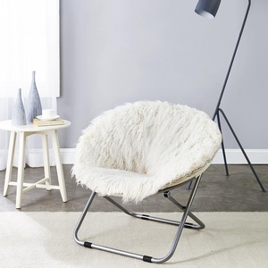 image:imageDormCo Fur Moon Chair  Polar White