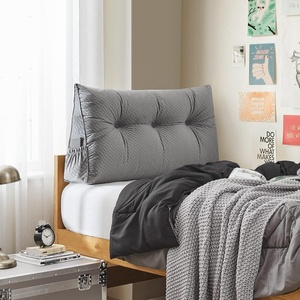 image:imageDormCo Rainha  Lounger Tufted College Headboard  Gray