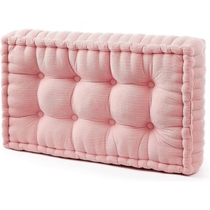 image:imageDormCo Rainha  Ultra Thick Tufted Floor Pillow  Peachy PinkPeachy Pink