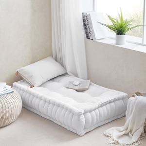 image:imageDormCo Rainha  Ultra Thick Tufted Floor Pillow  Peachy PinkPure White