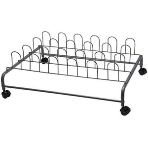 image:imageDormCo Suprima  Gray Underbed Shoe Holder with Wheels