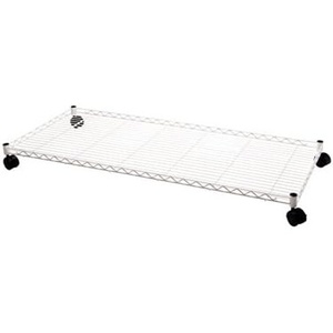image:imageDormCo Suprima Rolling Underbed Storage Shelf  White