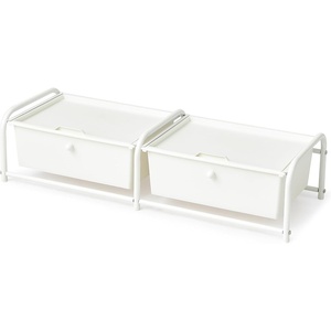 image:imageDormCo Suprima Underbed Storage  Lidded 2 Section  WhiteWhite
