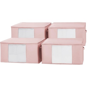 image:imageDormCo TUSK Jumbo Storage with Clear View 4Pack  Rose QuartzRose Quartz