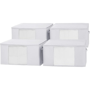 image:imageDormCo TUSK Jumbo Storage with Clear View 4Pack  Rose QuartzWhite