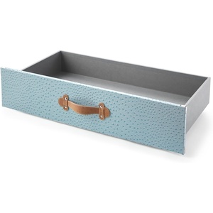 image:imageDormCo Texture Brand  Rolling Under Bed Storage Drawer  Smokey Lavender Ostrich