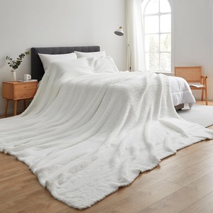 image:imageLonger Than Long  Coma Inducer Plush Blanket 100 x 180  Holy White  Experience Luxury Comfort with Extra Large Bedding