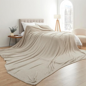 image:imageLonger Than Long  Coma Inducer Plush Blanket 115 x 180  Silver Gray  Experience Luxury Comfort with Extra Large BeddingDesert Taupe