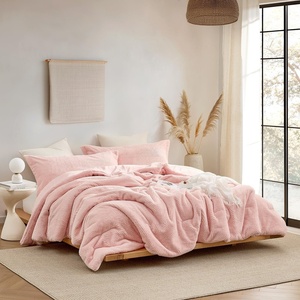 image:imagePeak of Cozy Oversized Twin Comforter Set  Softest PinkQueen