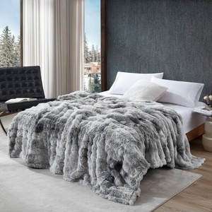 image:imageSnowball Chunky Bunny Twin XL Blanket  Monsoon GrayQueen US Standard