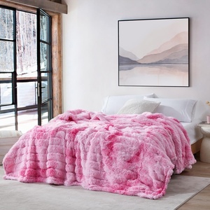image:imageSnowball Chunky Bunny Twin XL Blanket  Pink CosmosQueen US Standard