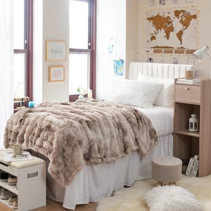 image:imageSnowball Chunky Bunny Twin XL Blanket  Taupe DesertTwin XL
