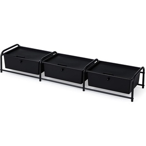 image:imageSuprima Underbed Storage  Lidded 3 Section  BlackBlack