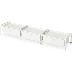 image:imageSuprima Underbed Storage  Lidded 3 Section  BlackWhite