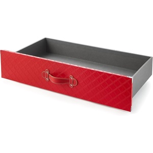 image:imageTexture Brand  Rolling Under Bed Storage Drawer  Burgundy