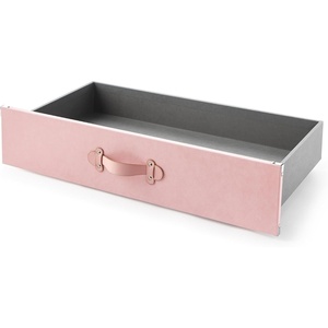 image:imageTexture Brand  Rolling Under Bed Storage Drawer  Heavenly Pink