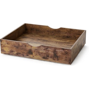 image:imageThe Storage MAX  Underbed Wooden Organizer with Wheels  Warm Wood