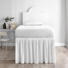 image:imageBed Skirt Twin XL 3 Panel Set  White