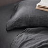 image:imageByourbed Dark Sky Reserve  Portugal Made 100 Linen Twin XL Sheet Set  Charcoal Gray Experience Coma Worthy Sleep with High Quality Bedding