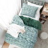 image:imageByourbed Peak of Cozy  Coma Inducer Oversized Twin Comforter Set  Chevron Moss Green