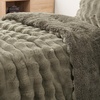 image:imageByourbed Snowball Chunky Bunny  Coma Inducer Twin Oversized Comforter Set  Olive Earth Experience Coma Worthy Sleep with Cozy Faux Fur Extra Large BeddingTwin XL
