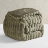 image:imageByourbed Snowball Chunky Bunny  Coma Inducer Twin Oversized Comforter Set  Olive Earth Experience Coma Worthy Sleep with Cozy Faux Fur Extra Large BeddingQueen