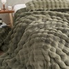 image:imageByourbed Snowball Chunky Bunny  Coma Inducer Twin Oversized Comforter Set  Olive Earth Experience Coma Worthy Sleep with Cozy Faux Fur Extra Large BeddingTwin XL