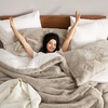 image:imageChunky Bunny  Coma Inducer Twin XL Oversized Comforter Set  Stone Taupe  Experience Coma Worthy Sleep with Cozy Plush Faux Fur Extra Large Bedding