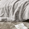 image:imageChunky Bunny  Coma Inducer Twin XL Oversized Comforter Set  Stone Taupe  Experience Coma Worthy Sleep with Cozy Plush Faux Fur Extra Large Bedding