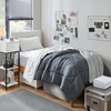 image:imageCollege Dorm Pack Plus Twin XL Bedding Bundle Faded BlackGlacier Gray Set  Dorm Supplies Bundle for College Freshmen Essentials