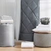 image:imageCollege Dorm Pack Plus Twin XL Bedding Bundle Faded BlackGlacier Gray Set  Dorm Supplies Bundle for College Freshmen Essentials