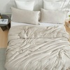 image:imageCool as The Other Side of The Pillow Coma Inducer Twin XL Comforter Set  Simply Taupe Experience Coma Worthy Sleep with Silky Cooling Extra Large Bedding SetQueen