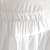 image:imageCorner Pleated 32 Length Cotton Dorm Desk Skirt  White32 x 24 Rectangular