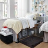 image:imageDormCo 100 Complete Twin XL Bedding Dorm Essentials Pack ShortbreadWhite  Dorm Supplies Bundle for College Freshmen Necessities