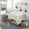 image:imageDormCo Basic Necessities TXL Dorm Bedding Pack ShortbreadAntarctica Gray  Dorm Supplies Bundle for College Freshmen Essentials